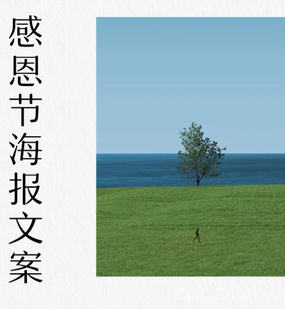 感恩节海报文案,创意又走心